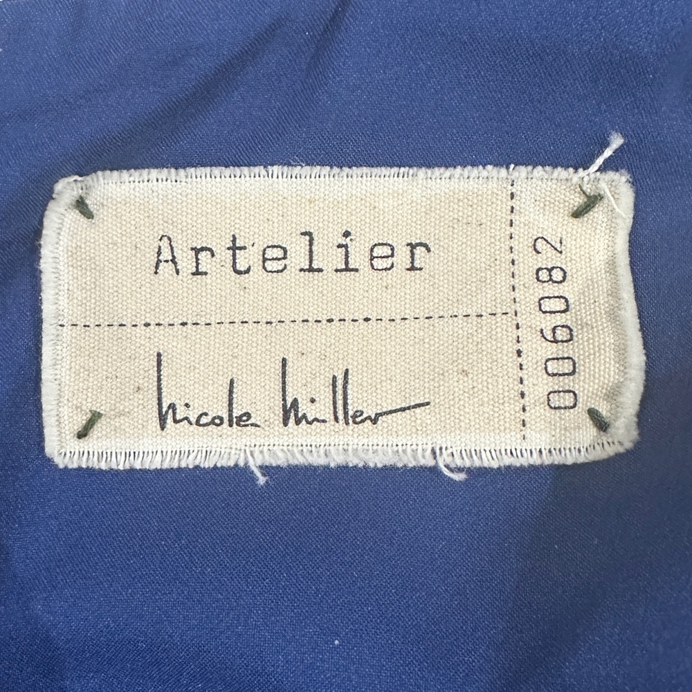 Nicole Miller Navy Stretchy Tech Jumpsuit - Picture 8 of 9